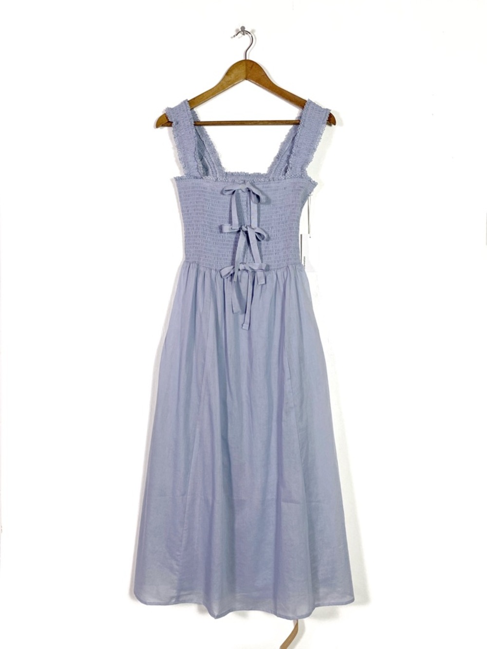 Reformation Darla Dress Mineral Blue - Picture 3 of 7